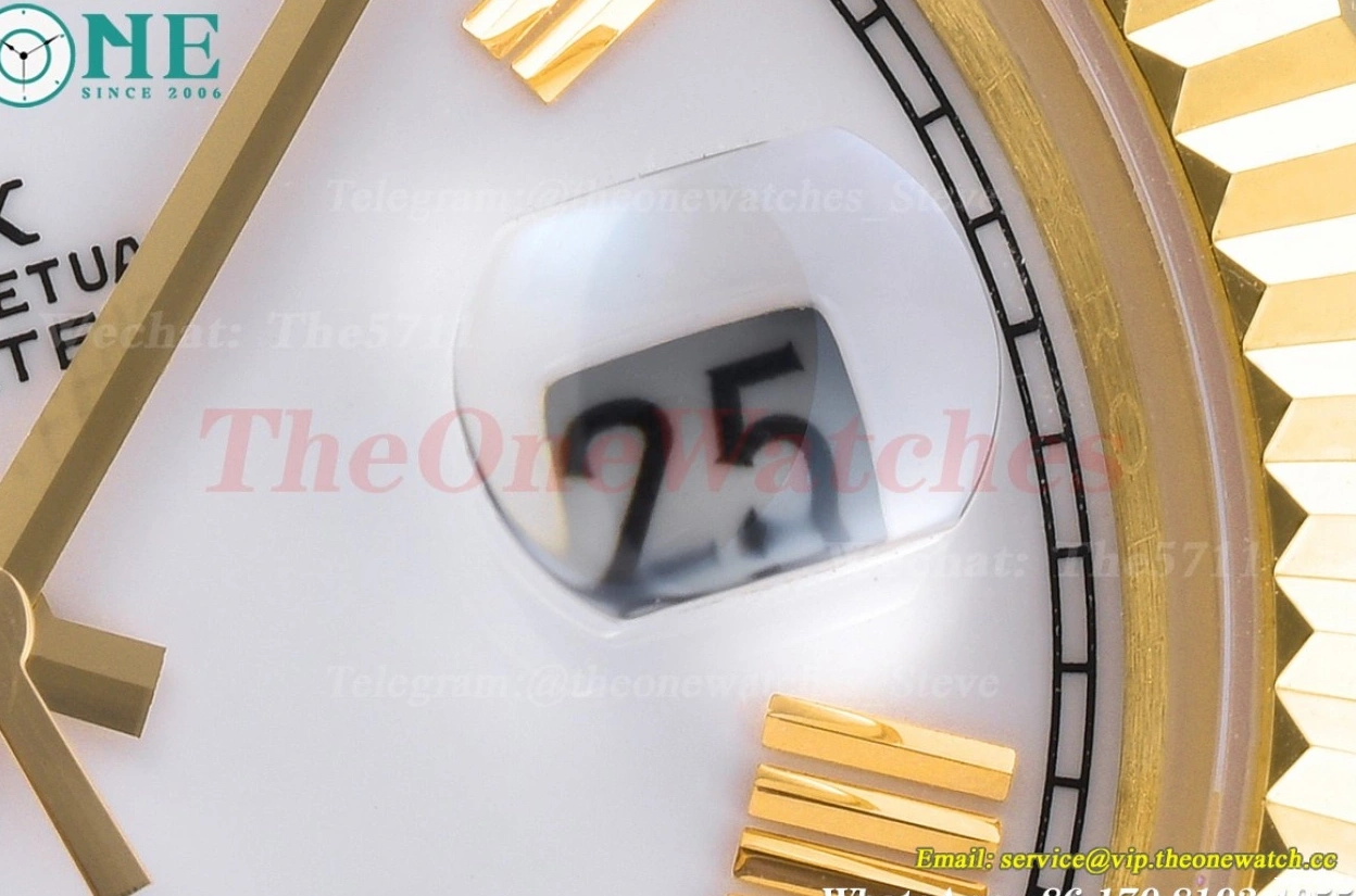 YG Daydate Rmn GDF YG MY8215 White 40MM 0305